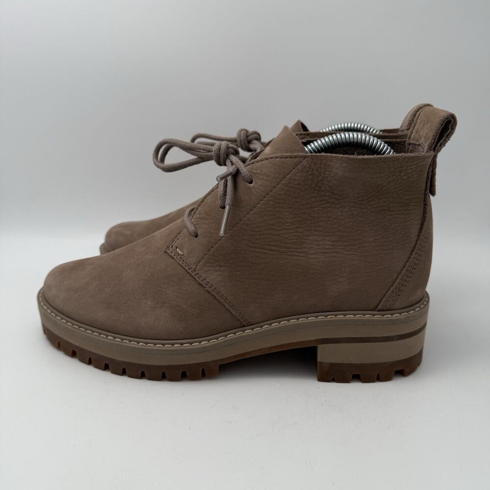 Timberland Women's Courmayeur Valley Desert Boot Taupe Gray Suede Size 7.5 US - Picture 4 of 9